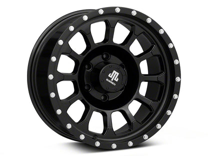 Mammoth 12-Hole Satin Black 6-Lug Wheel; 17x8.5; 0mm Offset (23-25 Canyon)