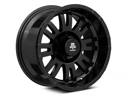 Mammoth Krawler Satin Black 6-Lug Wheel; 17x9; -12mm Offset (23-25 Canyon)