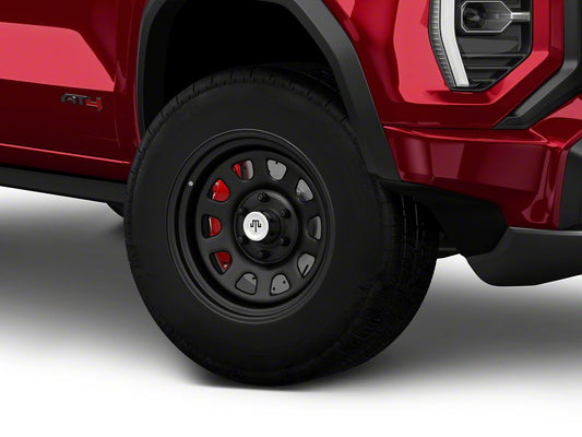 Mammoth D Window Matte Black 6-Lug Wheel; 17x9; -6mm Offset (23-25 Canyon)
