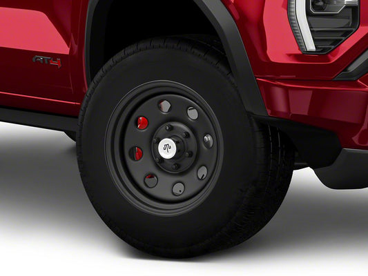 Mammoth 8-Hole Matte Black 6-Lug Wheel; 17x8; -6mm Offset (23-25 Canyon)