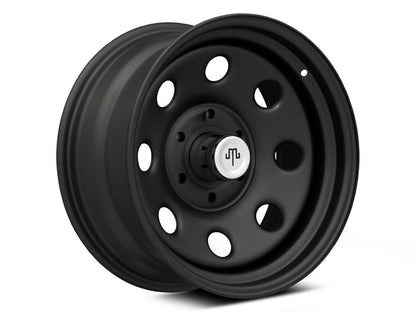 Mammoth 8-Hole Matte Black 6-Lug Wheel; 17x8; -6mm Offset (23-25 Canyon)