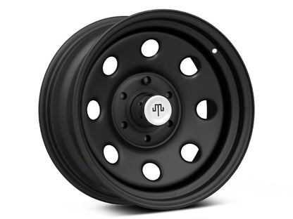 Mammoth 8-Hole Matte Black 6-Lug Wheel; 17x8; -6mm Offset (23-25 Canyon)