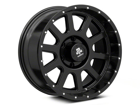 Mammoth 10 Hole Satin Black 6-Lug Wheel; 18x9; 0mm Offset (23-25 Canyon)