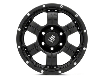 Mammoth 6 Hole Satin Black 6-Lug Wheel; 17x8; 0mm Offset (23-25 Canyon)