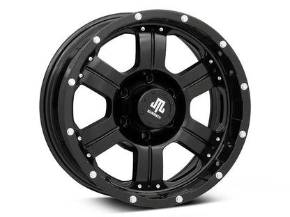 Mammoth 6 Hole Satin Black 6-Lug Wheel; 17x8; 0mm Offset (23-25 Canyon)