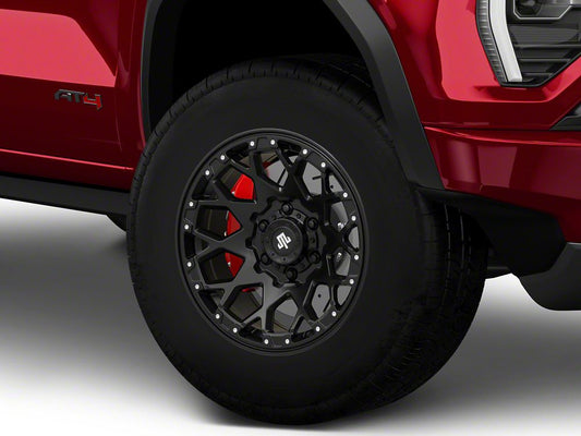Mammoth Vex Satin Black Machined 6-Lug Wheel; 17x9; -6mm Offset (23-25 Canyon)
