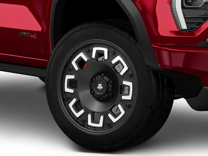 Mammoth Boss Satin Black Machined 6-Lug Wheel; 20x9; -6mm Offset (23-25 Canyon)