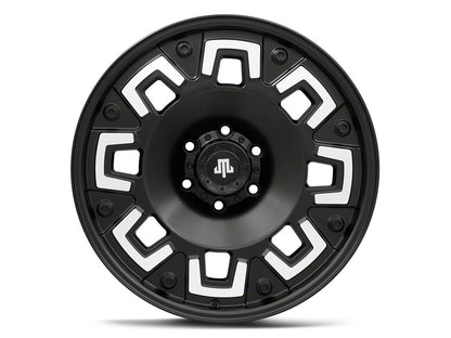 Mammoth Boss Satin Black Machined 6-Lug Wheel; 20x9; -6mm Offset (23-25 Canyon)