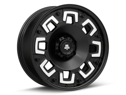Mammoth Boss Satin Black Machined 6-Lug Wheel; 20x9; -6mm Offset (23-25 Canyon)