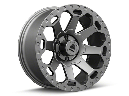 Mammoth Synister Charcoal 6-Lug Wheel; 20x9; -6mm Offset (23-25 Canyon)