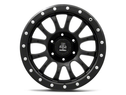 Mammoth 12 Hole Satin Black 6-Lug Wheel; 17x9; -6mm Offset (23-25 Canyon)