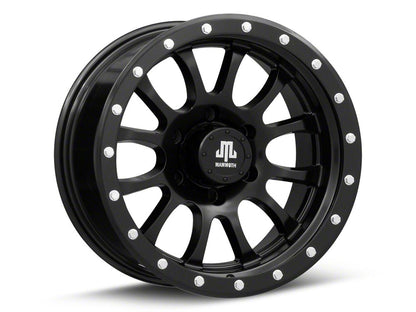 Mammoth 12 Hole Satin Black 6-Lug Wheel; 17x9; -6mm Offset (23-25 Canyon)