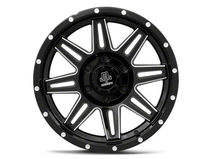 Mammoth Revolver Gloss Black Machined 6-Lug Wheel; 17x9; -6mm Offset (23-25 Canyon)