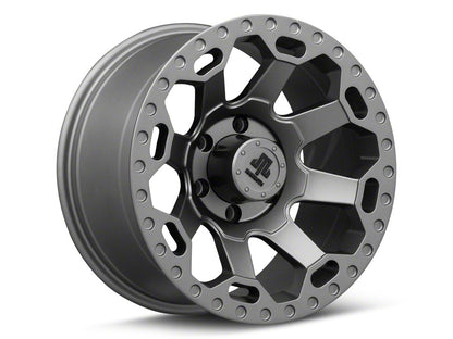 Mammoth Synister Charcoal 6-Lug Wheel; 17x9; -6mm Offset (23-25 Canyon)