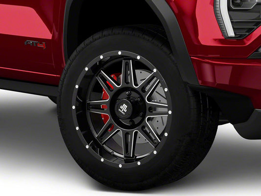 Mammoth Revolver Gloss Black Machined 6-Lug Wheel; 20x9; -6mm Offset (23-25 Canyon)