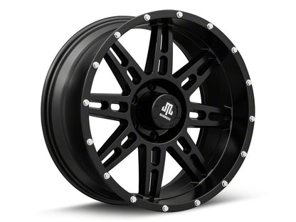 Mammoth Vader Beadlock Matte Black 6-Lug Wheel; 20x9; -6mm Offset (23-25 Canyon)