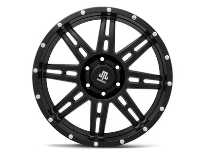 Mammoth Vader Beadlock Matte Black 6-Lug Wheel; 20x9; -6mm Offset (23-25 Canyon)