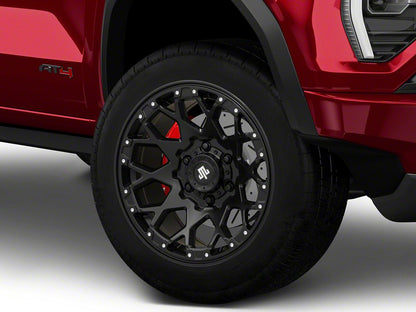 Mammoth Vex Satin Black Machined 6-Lug Wheel; 20x9; -6mm Offset (23-25 Canyon)