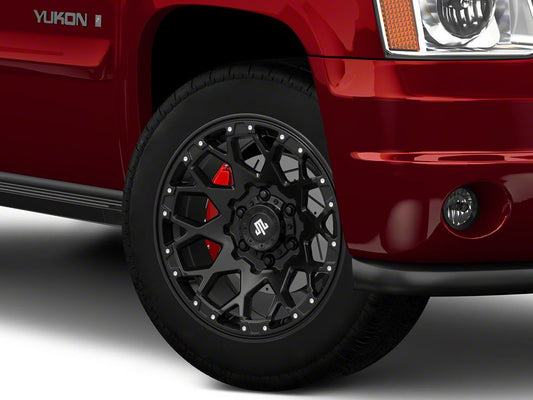 Mammoth Vex Satin Black Machined 6-Lug Wheel; 20x9; -6mm Offset (07-14 Yukon)