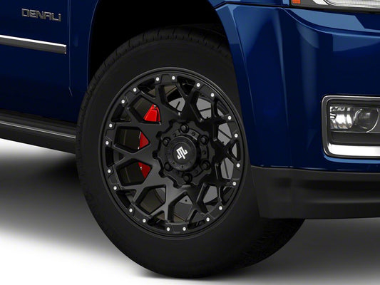 Mammoth Vex Satin Black Machined 6-Lug Wheel; 20x9; -6mm Offset (15-20 Yukon)