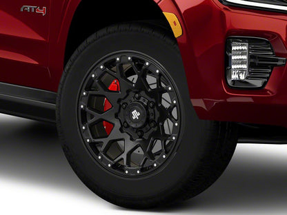 Mammoth Vex Satin Black Machined 6-Lug Wheel; 20x9; -6mm Offset (21-25 Yukon)