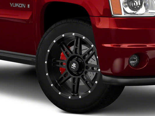 Mammoth Vader Beadlock Matte Black 6-Lug Wheel; 20x9; -6mm Offset (07-14 Yukon)