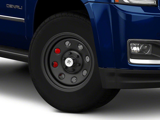 Mammoth 8-Hole Matte Black 6-Lug Wheel; 17x8; -6mm Offset (15-20 Yukon)