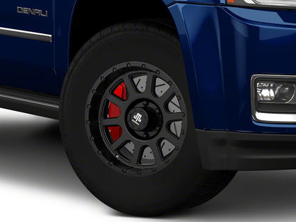 Mammoth 10 Hole Matte Black 6-Lug Wheel; 17x9; -6mm Offset (15-20 Yukon)