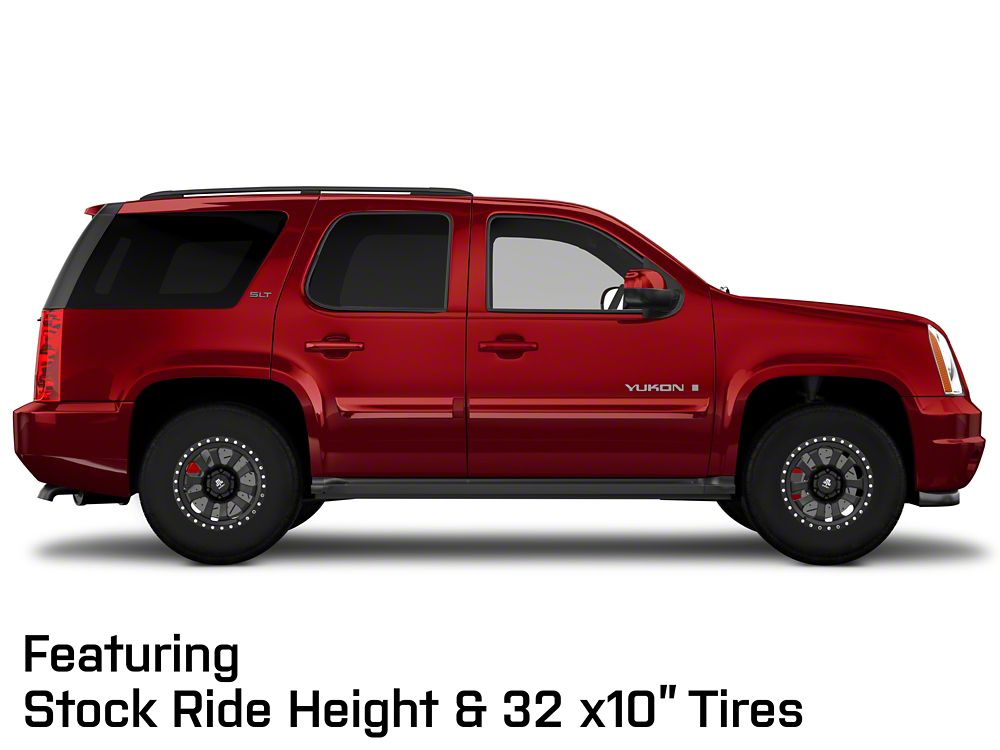 Mammoth 10-Spoke Beadlock Matte Black 6-Lug Wheel; 17x9; -6mm Offset (07-14 Yukon)