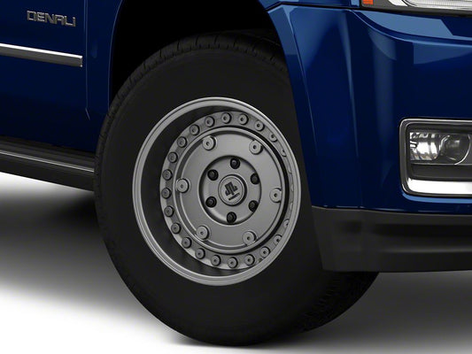 Mammoth Militant Charcoal Wheel; 17x9.5; -18mm Offset (15-20 Yukon)