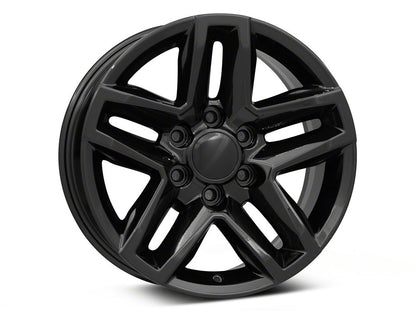 Mammoth Trail Boss Style Black 6-Lug Wheel; 18x8.5; 26mm Offset (15-20 Yukon)