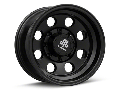 Mammoth 8 Aluminum Matte Black 8-Lug Wheel; 16x10; -24mm Offset (01-06 Silverado 2500 HD)