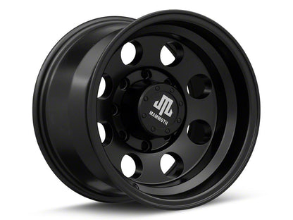 Mammoth 8 Aluminum Matte Black 8-Lug Wheel; 16x10; -24mm Offset (01-06 Silverado 3500 HD SRW)