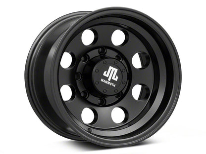 Mammoth 8 Aluminum Matte Black 8-Lug Wheel; 16x10; -24mm Offset (07-10 Sierra 2500 HD)