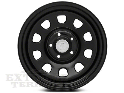 Mammoth D Window Black Steel Wheel; 17x9; -6mm Offset (18-25 Jeep Wrangler JL)