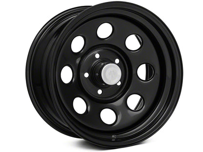 Mammoth 8 Steel Black Wheel; 17x9; -6mm Offset (18-25 Jeep Wrangler JL)