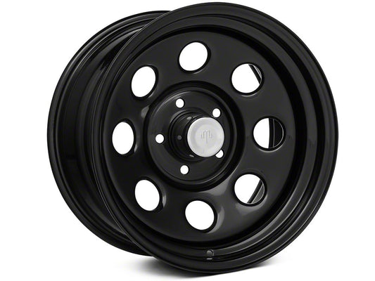 Mammoth 8 Steel Black Wheel; 17x9; -6mm Offset (18-25 Jeep Wrangler JL)