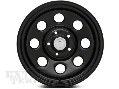 Mammoth 8 Steel Black Wheel; 17x9; -6mm Offset (18-25 Jeep Wrangler JL)