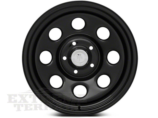 Mammoth 8 Steel Black Wheel; 17x9; -6mm Offset (18-25 Jeep Wrangler JL)