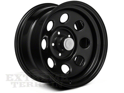 Mammoth 8 Steel Black Wheel; 17x9; -6mm Offset (18-25 Jeep Wrangler JL)