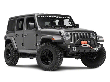 Mammoth 8 Steel Black Wheel; 17x9; -6mm Offset (18-25 Jeep Wrangler JL)