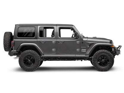 Mammoth 8 Steel Black Wheel; 17x9; -6mm Offset (18-25 Jeep Wrangler JL)