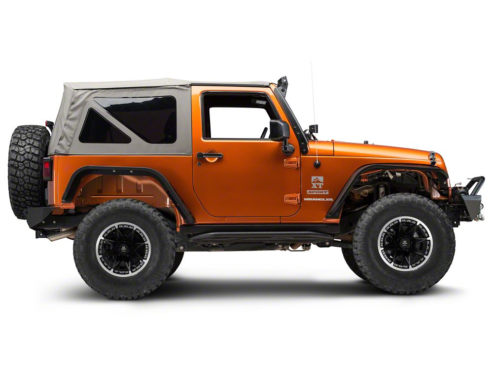 Mammoth Type 88 Matte Black 17x9 Wheel and BF Goodrich KM2 35x12.50R17 Tire Kit (07-18 Jeep Wrangler JK)