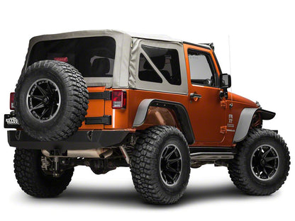 Mammoth Type 88 Matte Black 17x9 Wheel and BF Goodrich KM2 35x12.50R17 Tire Kit (07-18 Jeep Wrangler JK)