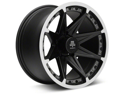 Mammoth Type 88 Matte Black 17x9 Wheel and BF Goodrich KM2 35x12.50R17 Tire Kit (07-18 Jeep Wrangler JK)