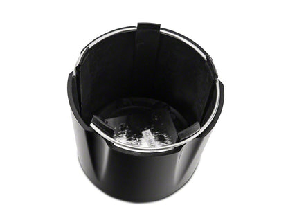 Mammoth 8 Aluminum Wheel Center Cap; Black (Fits Jeep Wrangler JK & JL Mammoth 8 Aluminum Wheels Only)