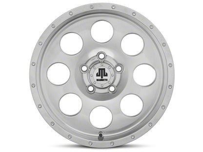 Mammoth 8 Simulated Beadlock Style Polished 15x8 Wheel and BF Goodrich All Terrain TA KO2 35x12.50R15 Tire Kit (87-06 Jeep Wrangler YJ & TJ)