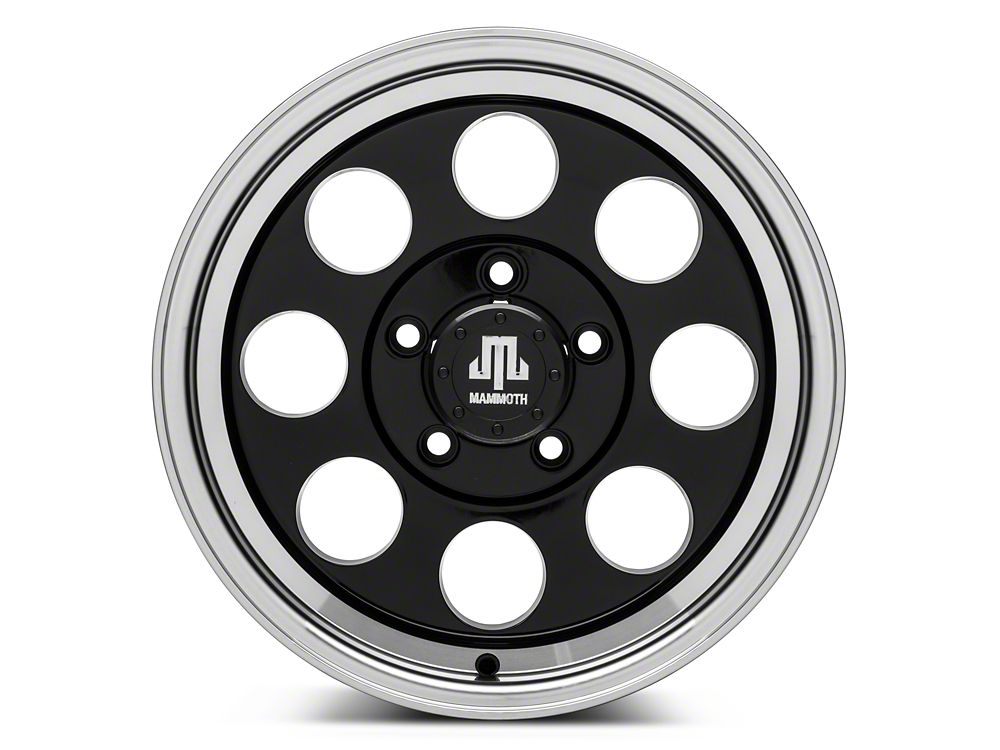 Mammoth 8 Black 16x8 Wheel and BF Goodrich All Terrain TA KO2 305/70R16 Tire Kit (07-18 Jeep Wrangler JK)
