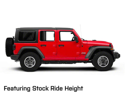 Mammoth Boulder Simulated Beadlock Style Charcoal 16x8 Wheel and BF Goodrich All Terrain TA KO2 305/70R16 Tire Kit (07-18 Jeep Wrangler JK)