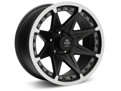 Mammoth Type 88 Black 16x8 Wheel and BF Goodrich All Terrain TA KO2 305/70R16 Tire Kit (87-06 Jeep Wrangler YJ & TJ)